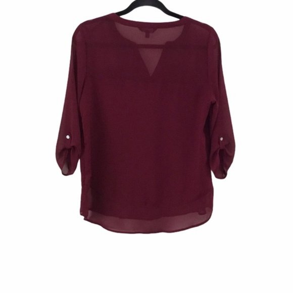 Express Tops x 2 (Maroon and Black Lace) - Picture 3 of 14